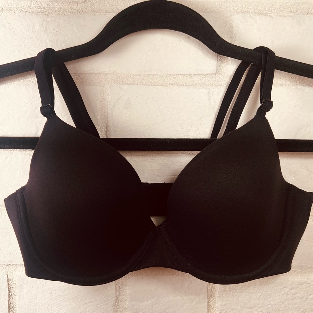 NWT Soma Enbliss Full Coverage Lined Soft Underwire Bra 34 B Black #0618